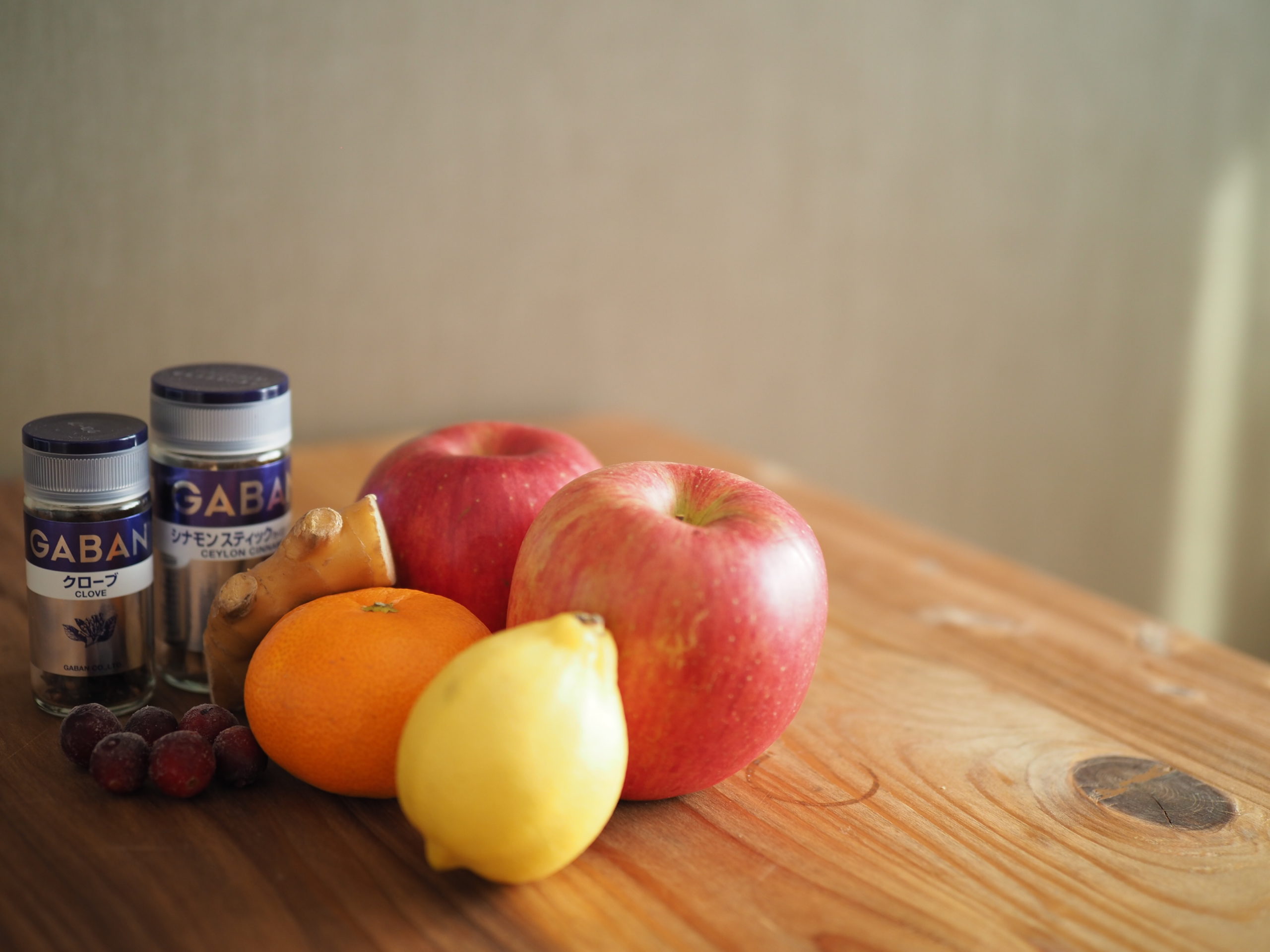 アップルサイダーの材料