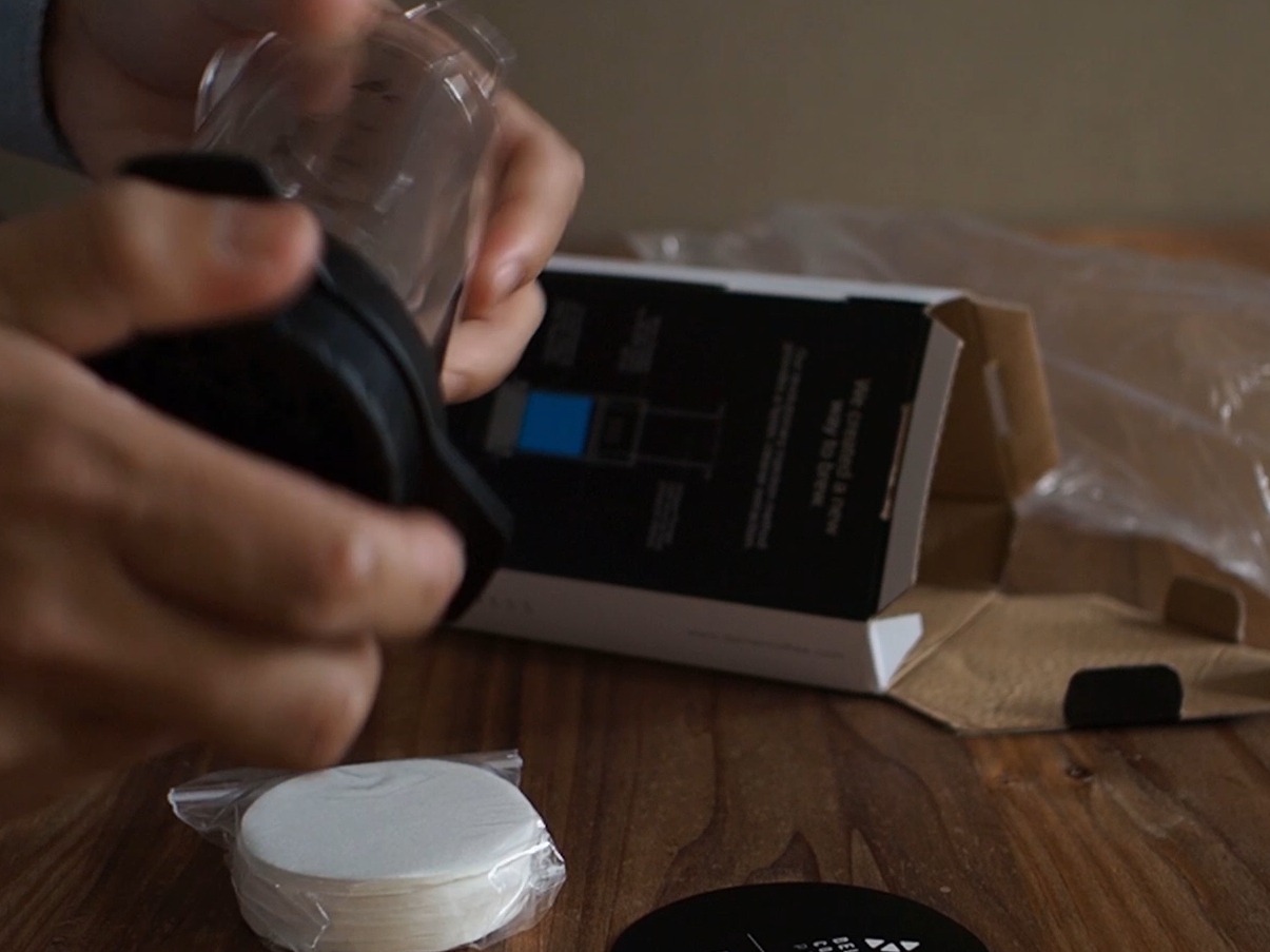 デルターコーヒープレスを実際に使ってコーヒーを淹れる