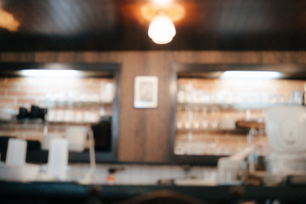 名古屋・錦　キティ珈琲店のカウンター